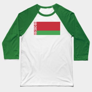 Flag of Belarus Baseball T-Shirt